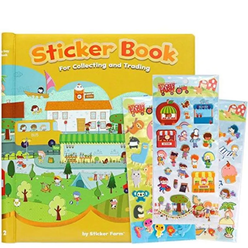 STICKER BOOK YELLOW