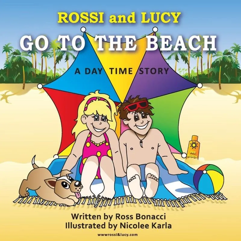 Rossi and Lucy Go to the Beach