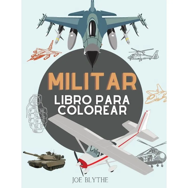 Militar Libro para colorear