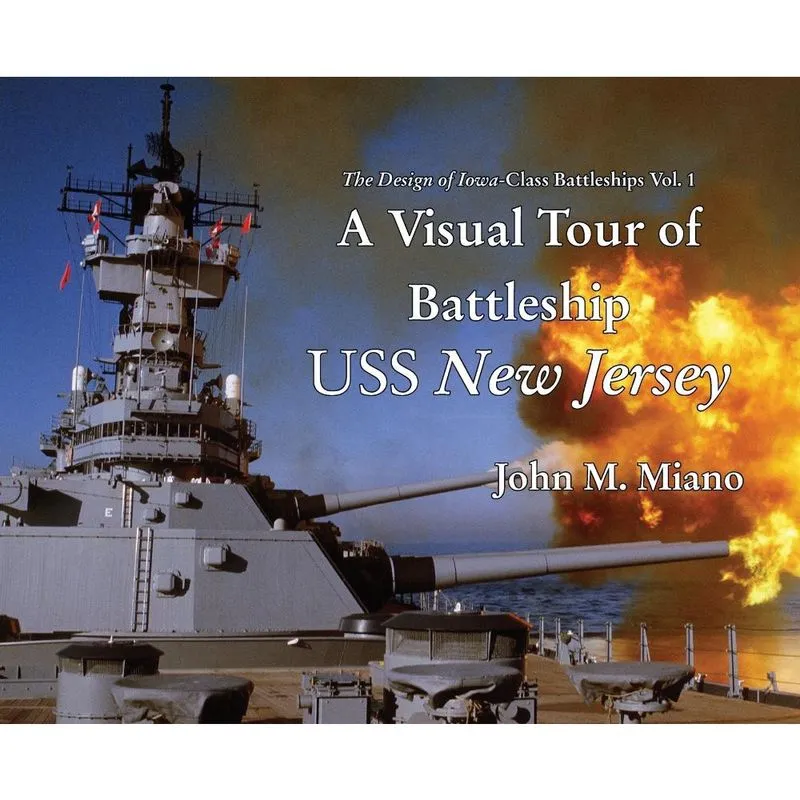 Livro A Visual Tour of Battleship uss New Jersey