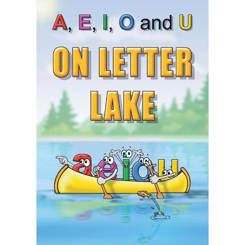 A, E, I, O and U On Letter Lake
