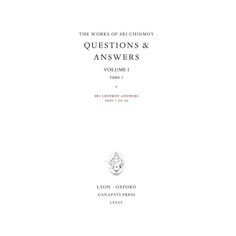 Answers I, tome 1