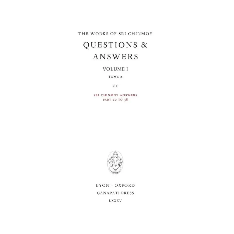 Answers I, tome 2
