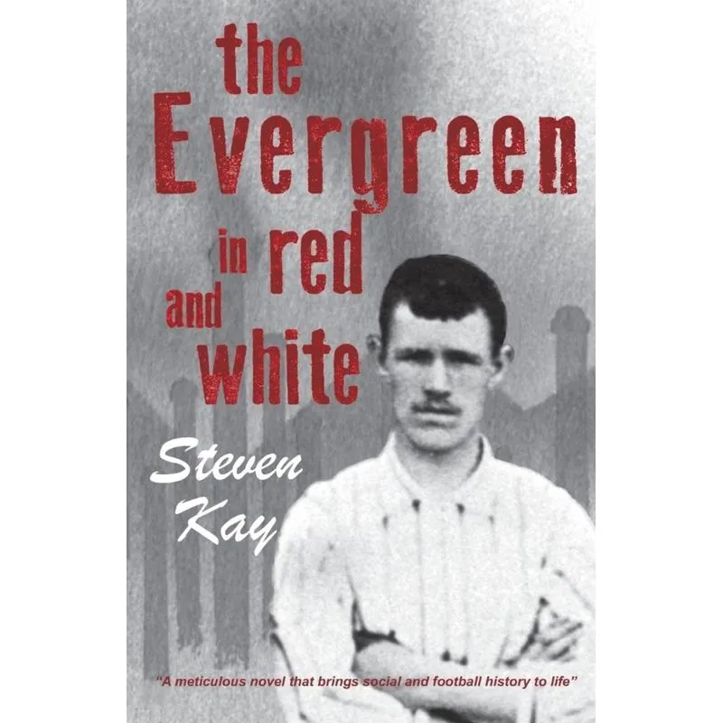 The Evergreen in red and white