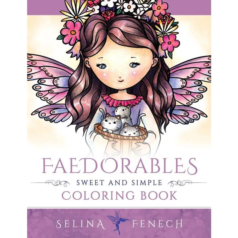 Faedorables - Sweet and Simple Coloring Book