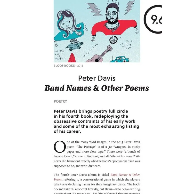 Band Names & Other Poems