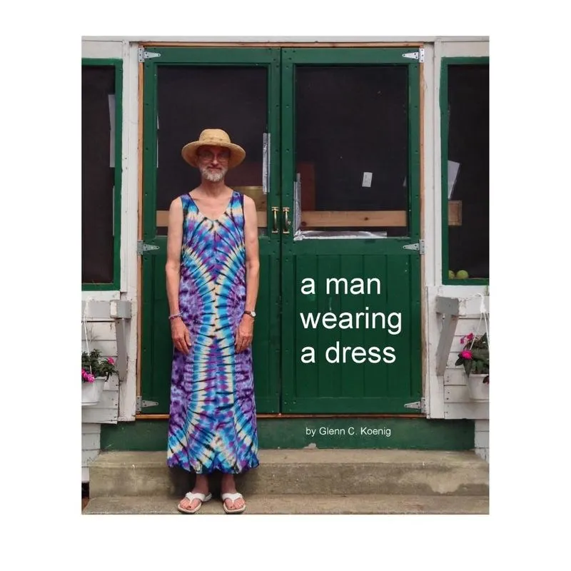 a man wearing a dress