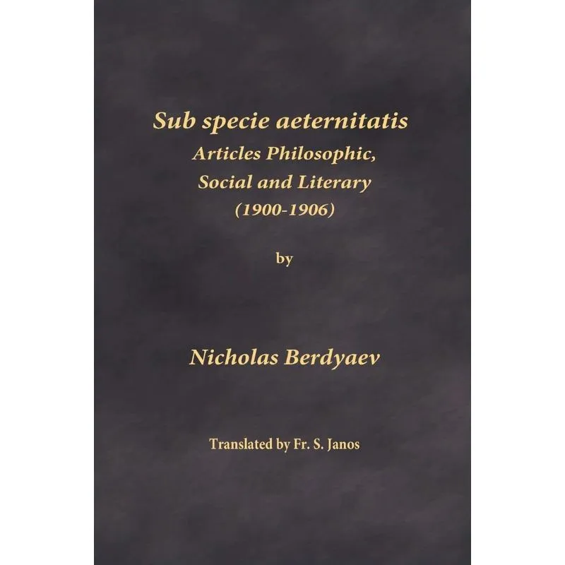 Sub specie aeternitatis