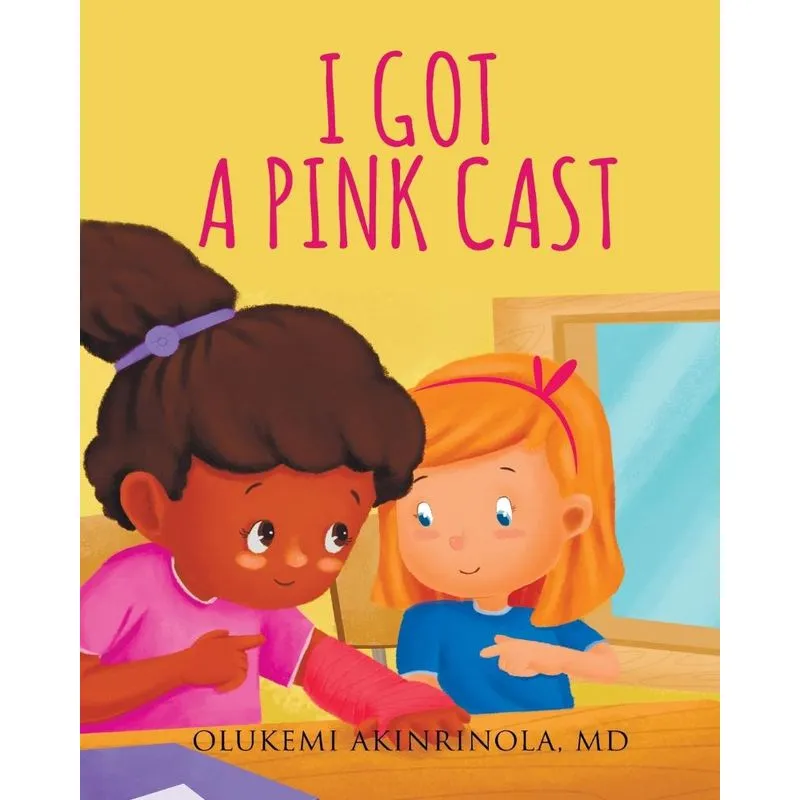 I got a pink cast