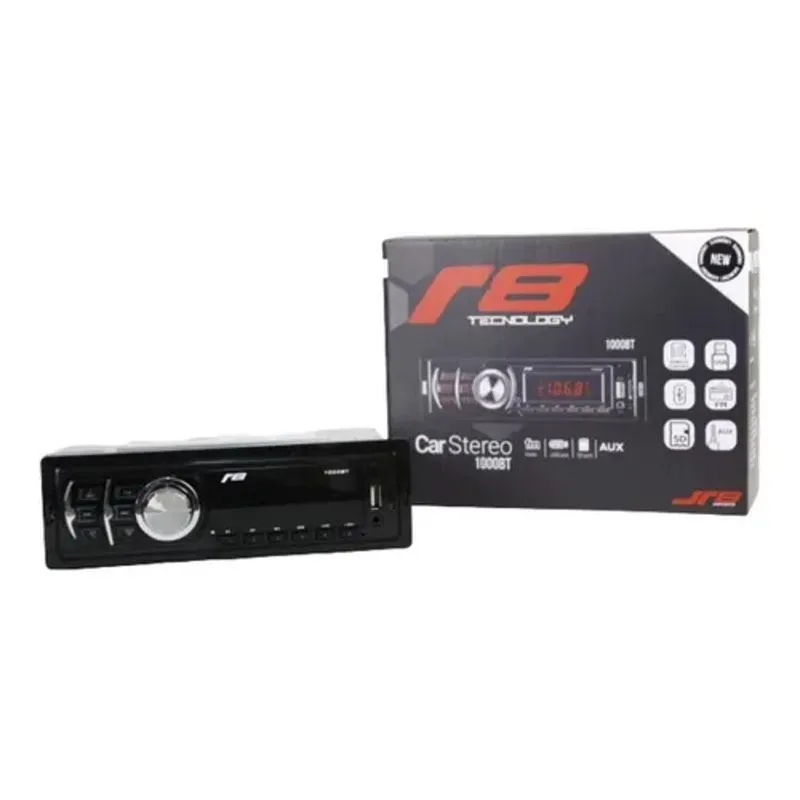 Som Automotivo Auto Rádio R8 1000bt Com Usb E Bluetooth