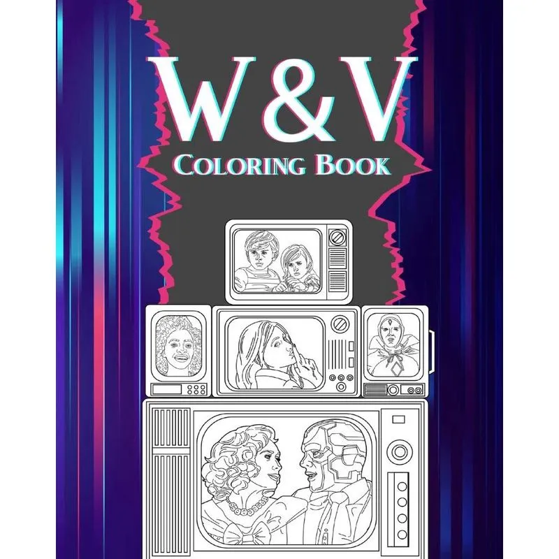 Livro WandaVision Coloring Book