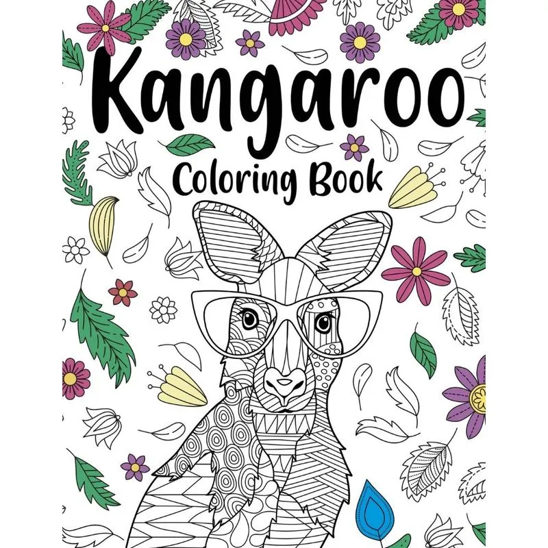 Kangaroo Coloring Book