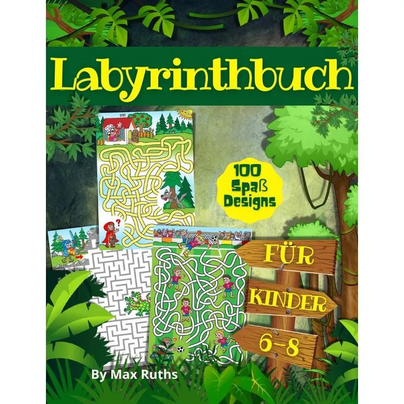 Labyrinthbuch Für Kinder 6-8