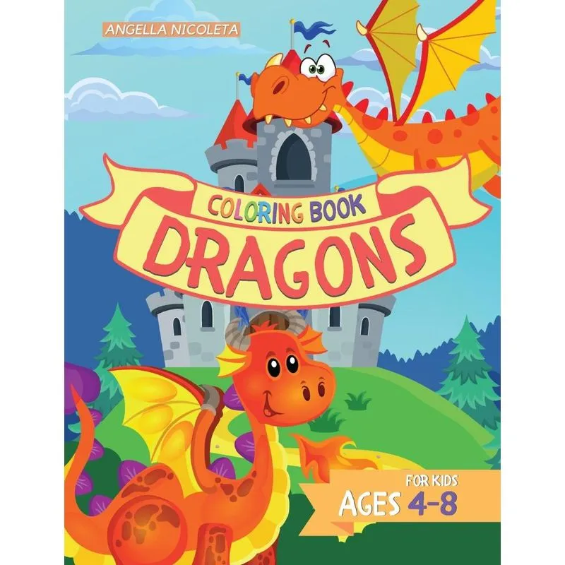 Dragons Coloring Book for Kids