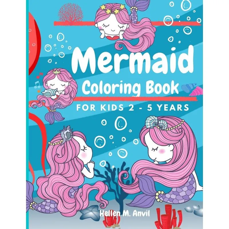 Mermaid coloring book