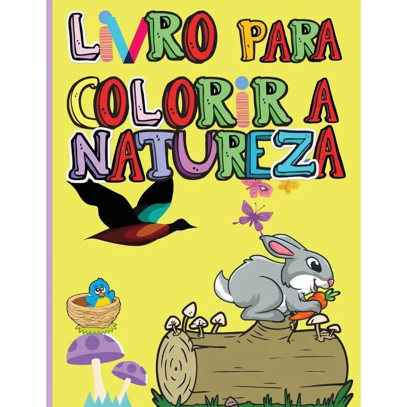 Livro para Colorir a Natureza