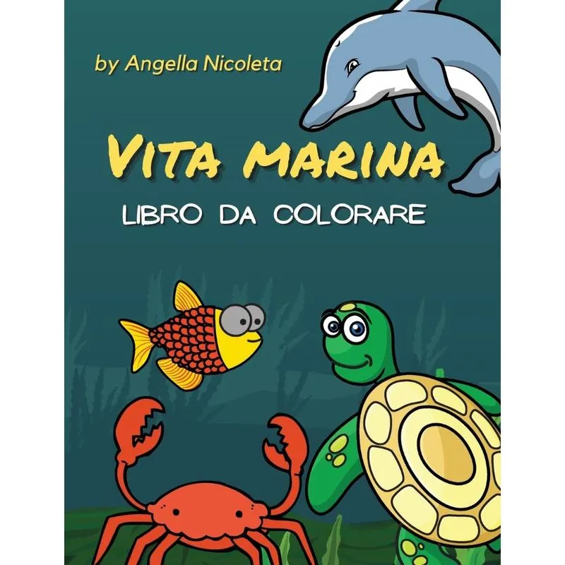 Vita marina Libro da colorare