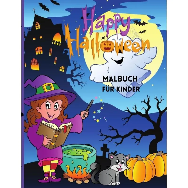 Happy Halloween MALBUCH FÜR KINDER