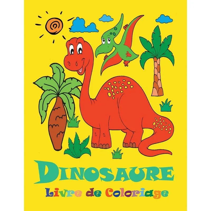 Dinosaure Livre de Coloriage