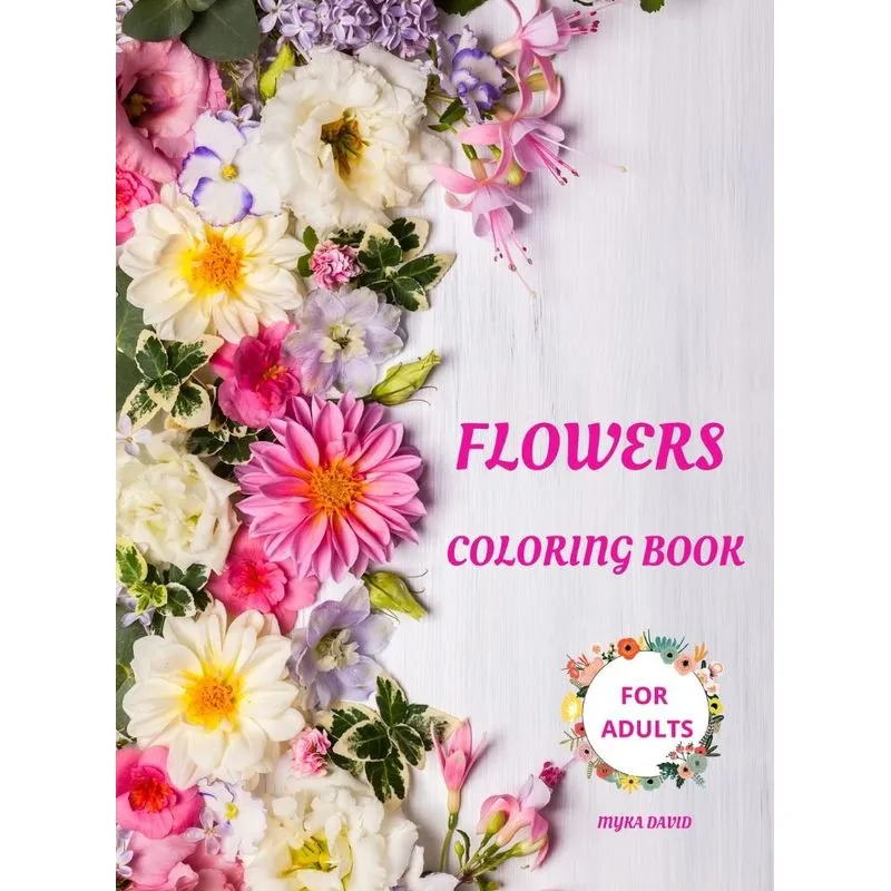 Flowers Coloring Book for Adults