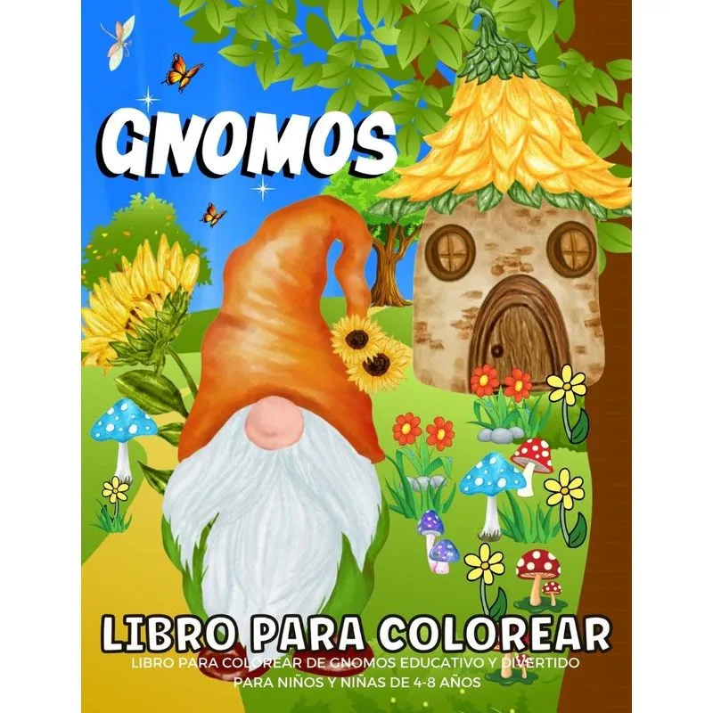 Gnomos - Libro De Colorear