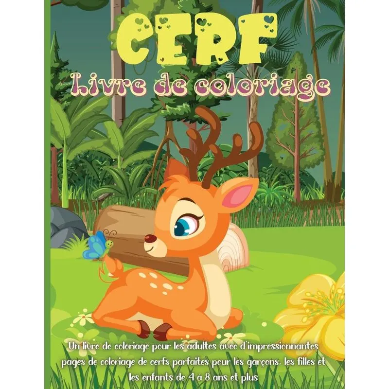 Cerf Livre de Coloriage