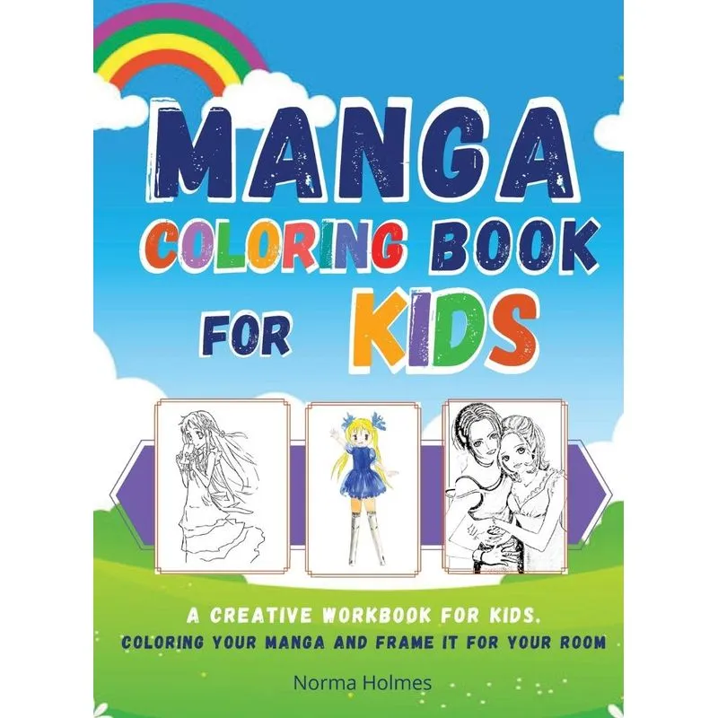 MANGA COLORING BOOK FOR KIDS