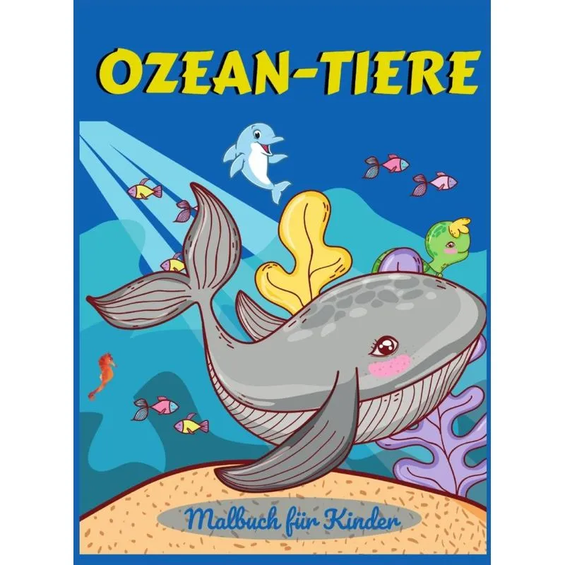 Ozean-Tiere Malbuch für Kinder