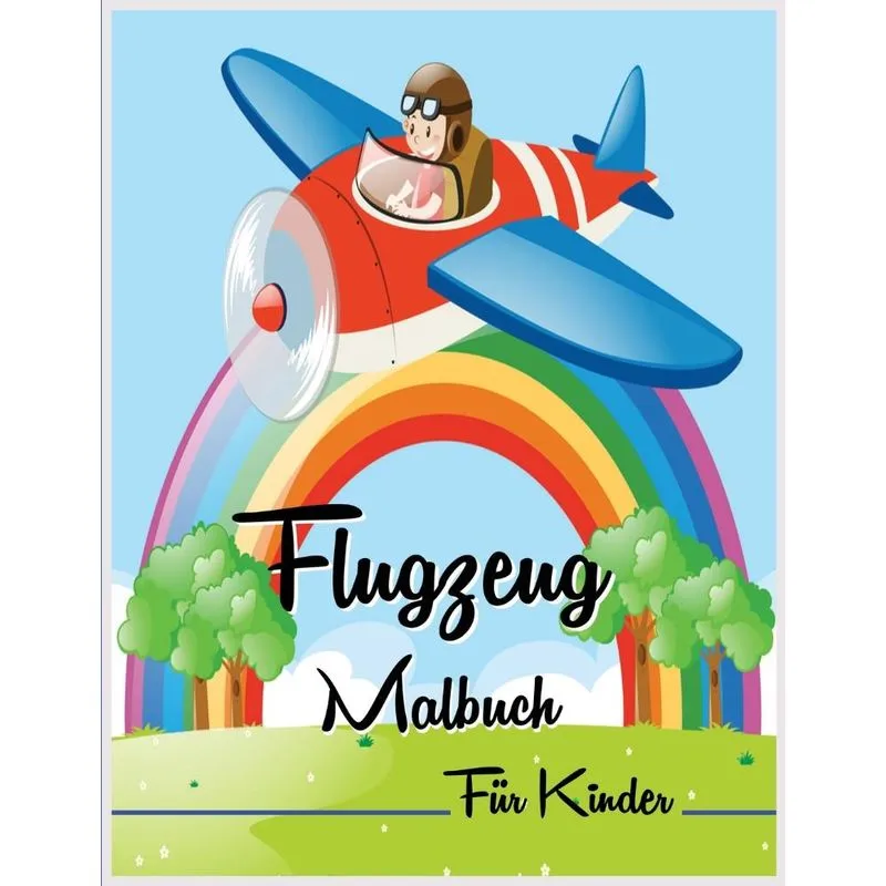 Flugzeug-Malbuch für Kinder