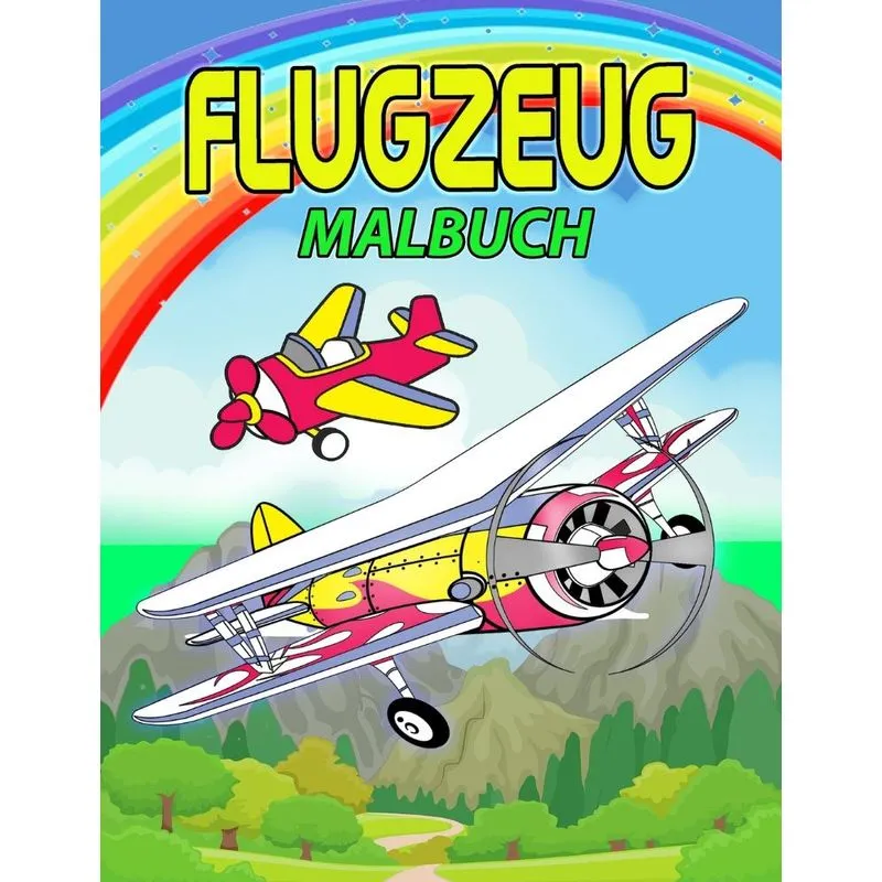 Flugzeug Malbuch