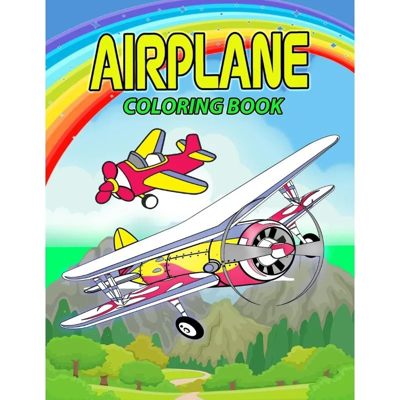 Airplane Coloring Book