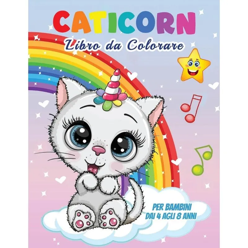 Caticorn Libro da Colorare