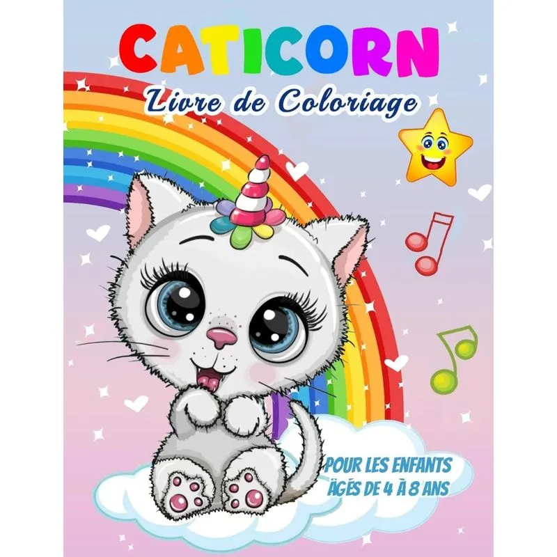 Caticorn Livre de Coloriage