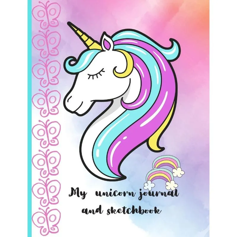 My unicorn journal and sketchbook