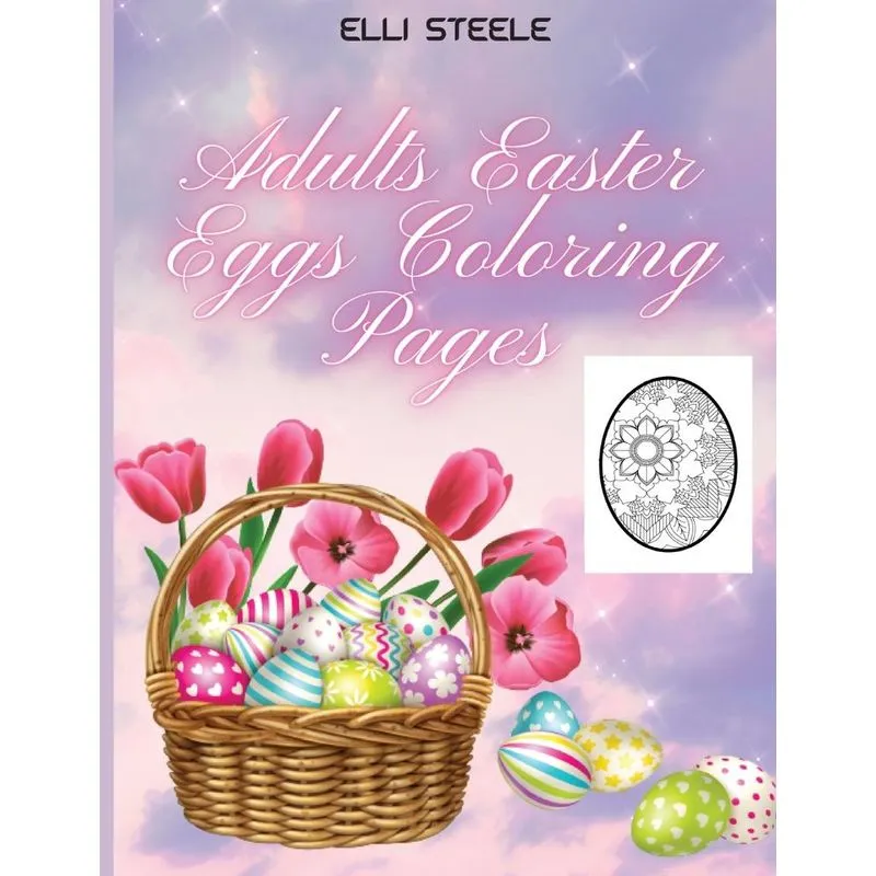 Adults Easter Eggs Coloring Pages