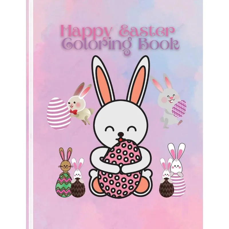 Happy Easter Coloring Book