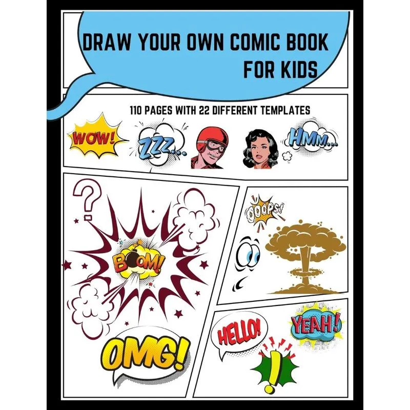 Draw Your Own Comic Book For Kids