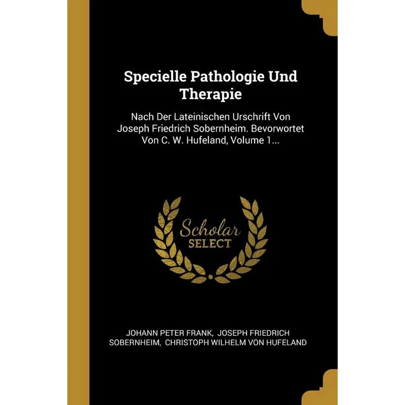 Specielle Pathologie Und Therapie
