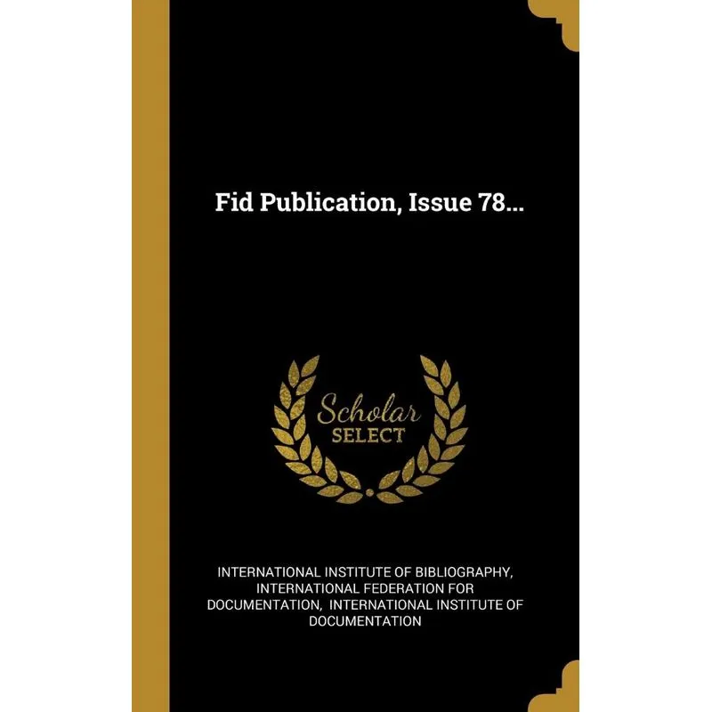Fid Publication, Issue 78...
