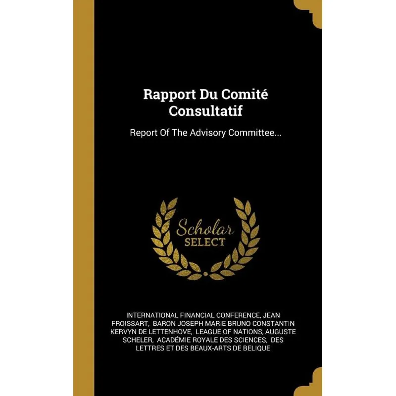 Rapport Du Comité Consultatif