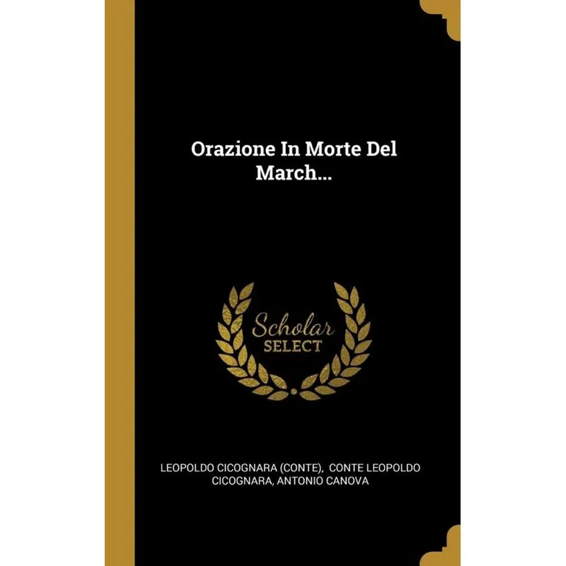 Orazione In Morte Del March...