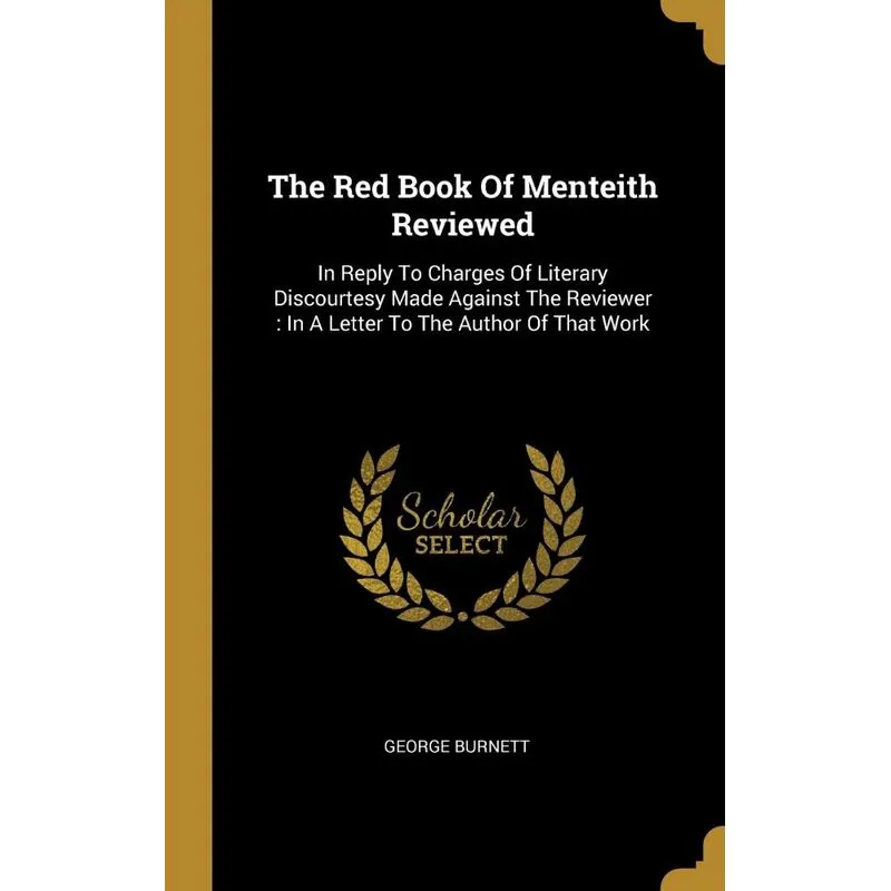 The Red Book Of Menteith Reviewed