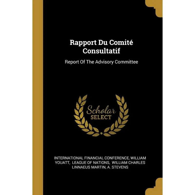 Rapport Du Comité Consultatif