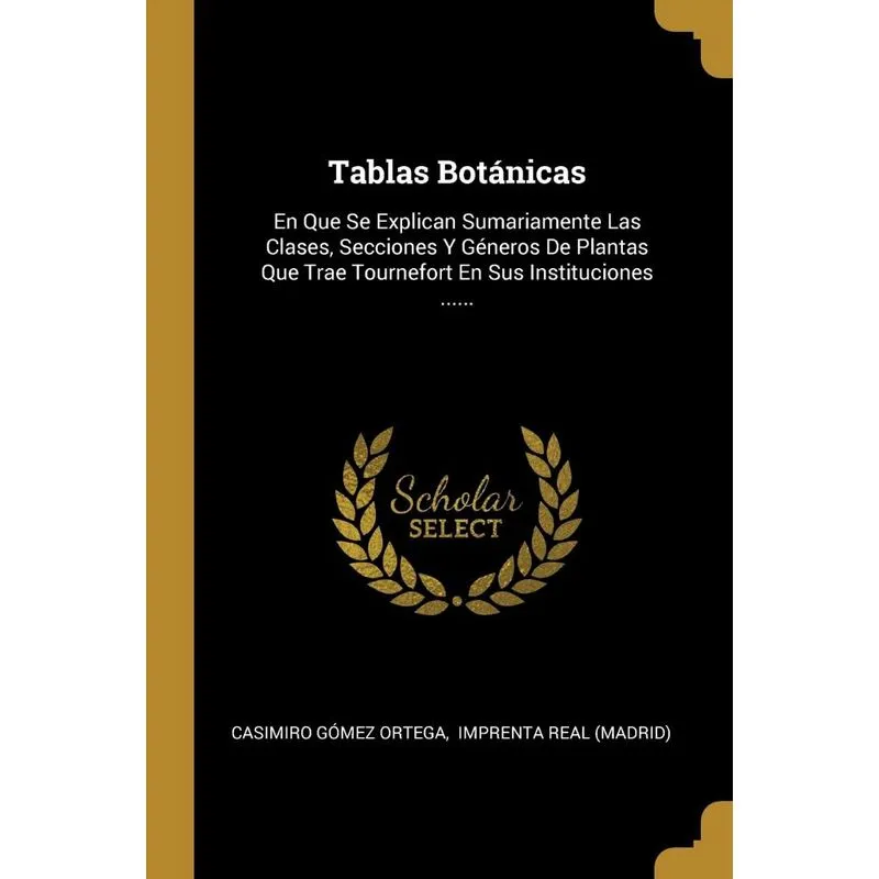 Tablas Botánicas