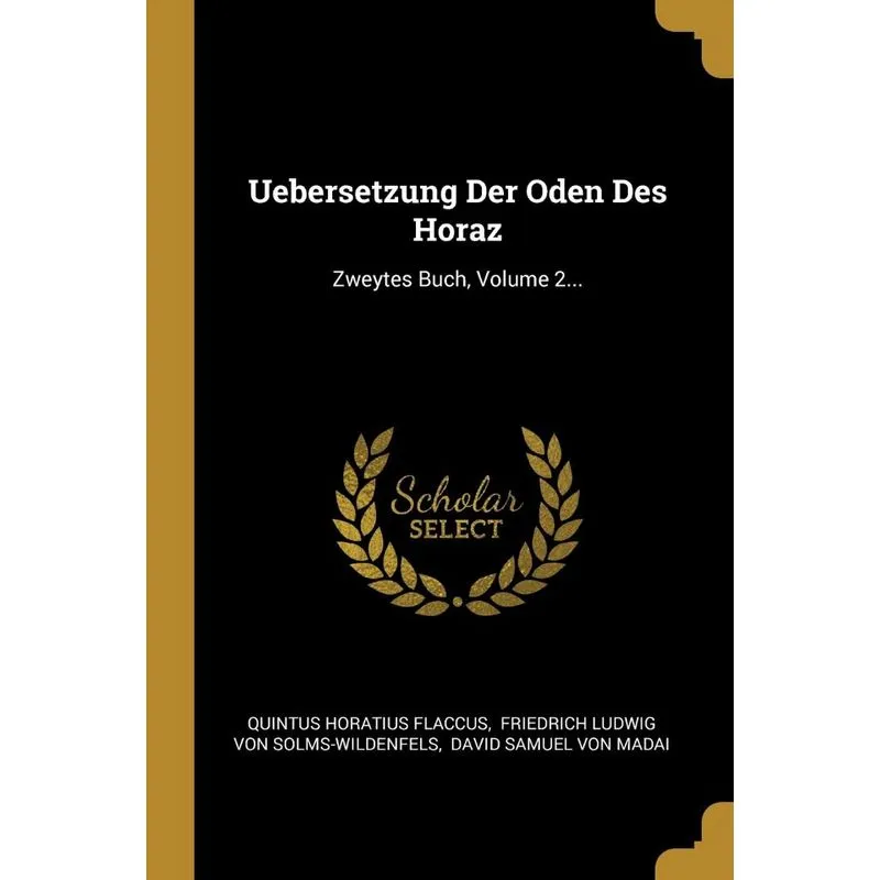 Uebersetzung Der Oden Des Horaz
