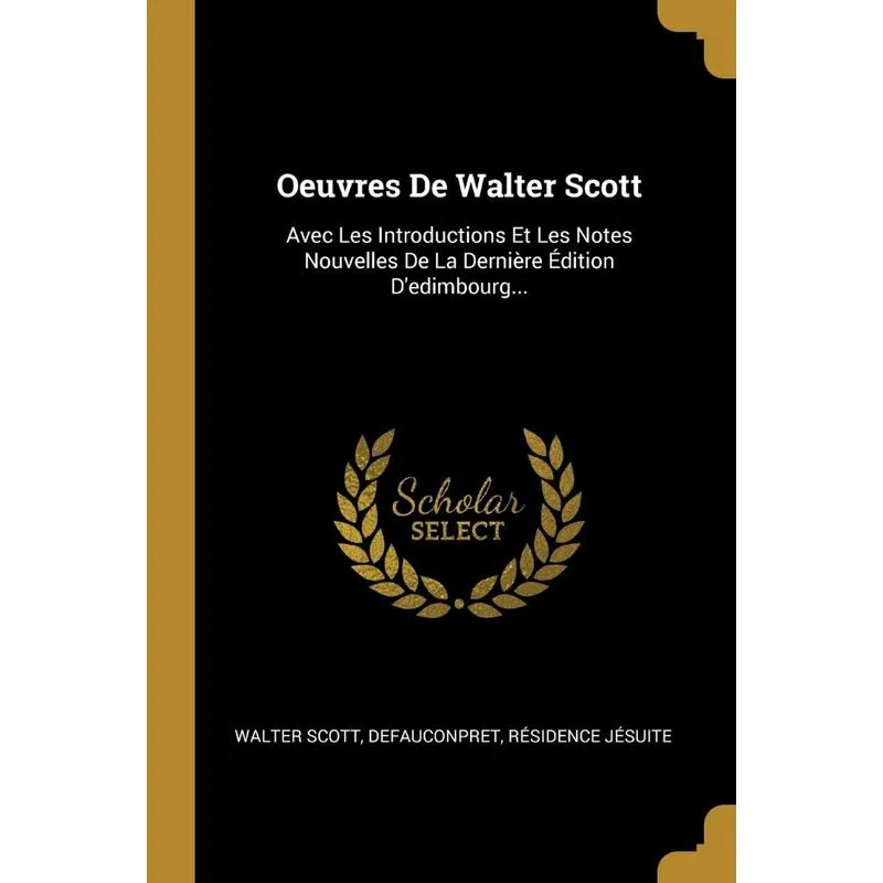 Oeuvres De Walter Scott