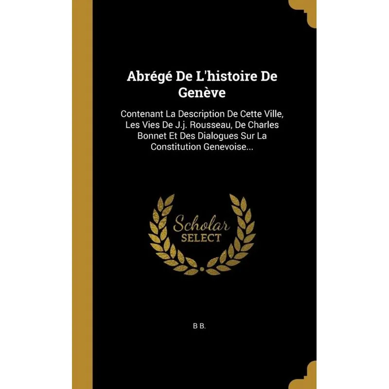 Abrégé De Lhistoire De Genève