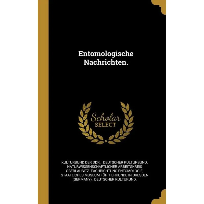 Entomologische Nachrichten.