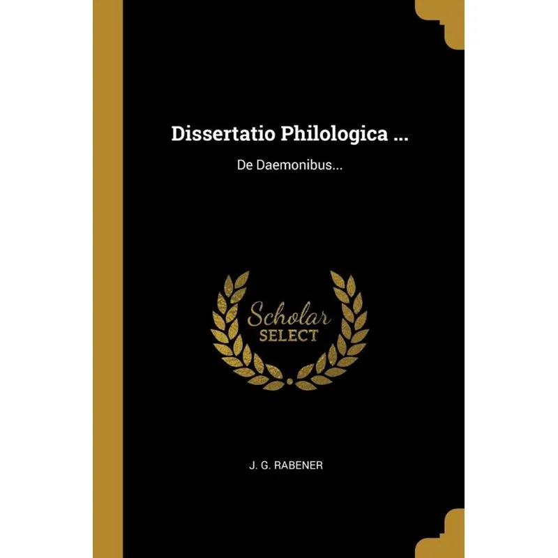 Dissertatio Philologica ...