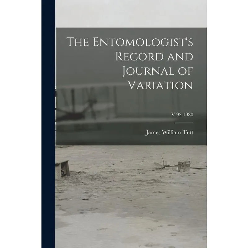 The Entomologists Record and Journal of Variation; v 92 19
